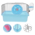 thumbnail image 4 of Miangastore Vet Visits Hamster Travel Carrier Cage Blue Portable 1Set 9.3X6.6X6.5in, 4 of 8