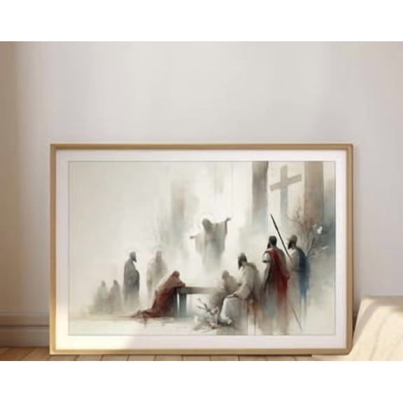 Station I Jesus Condemned Stations Cross Poster, Poster Home Decor , Poster Print Only