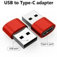 thumbnail image 5 of T-HOTLYST Short USB C to USB Adapters USB Type C Female to USB2.0 Male Adapters Connectors OTG Adapters for Phone Laptops, 5 of 19