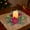F, variant on cpengpj Gold Plastic Candle Rings Wreath Centerpiece for Fall, Thanksgiving, Christmas, Halloween Table Decorations - 25x25cm Holiday Party Decor