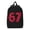 C, variant on 67 Numerals Cartoon Embroidered Backpack Cute Heart Print Casual Daypack Lightweight Comfortable Shoulder Bag for School Travel