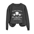 thumbnail image 4 of Up to 65 off!Lolmot Fleece Lined Sweatshirt for Women St. Patrick's Day Shamrocks Shirt Funny Letter Print Graphic Sweatshirt Clover Pullover Tees Casual Crewneck Long Sleeve Tops, 4 of 4