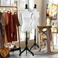 thumbnail image 7 of Female Dress Form Mannequin Torso Display Mannequin Body with Adjustable Tripod Stand for Clothing Dress Jewelry Display (White), 7 of 7