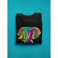 thumbnail image 3 of Colored Elephant  Sweatshirt Men -Image by Shutterstock, Male Medium, 3 of 4