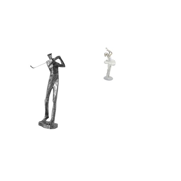 Figura de golfista,Estatua de golfista de resina,figura de golfista,decoración del hogar,Figura de escritorio,Estatua de bailarina de ballet,adorno de escritorio,decoración del hogar,Estatua
