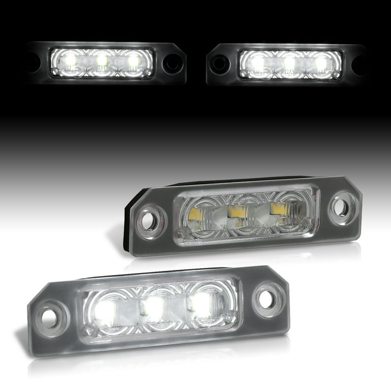 For Lincoln MKS MKT MKX MKZ White LED License Plate Light Tag Lamps 6000K  Bright