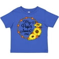 thumbnail image 3 of Inktastic My Pops Loves Me with Sunflower Wreath Boys or Girls Toddler T-Shirt, 3 of 5