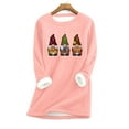 thumbnail image 1 of Chandail en Molleton Surdimensionné pour Femmes Mode Décontractée Manches Longues Col Rond Blouses & Chemises Chemise en Liquidation, 1 of 3