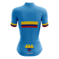 thumbnail image 2 of Colombia Flag Women's Cycling Jersey - 4XL, 2 of 3