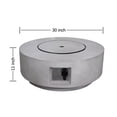 thumbnail image 2 of Mondawe 30inch Propane Round Concrete 40000BTU Fire Table, 2 of 5