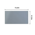 thumbnail image 3 of Latrodar Projection Screen 80 Inch, Washable Projector Screen 16:9 Practical&Affordable Home Outdoor Indoor Gray 10x10 Inch Home Stuff, 3 of 5