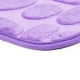 thumbnail image 3 of Toystoory Tapete de franela para puerta de baño, 2 uds., adoquín, antideslizante, para baño, adoquín, antideslizante, absorbente, lavable Decoración del hogar violeta Toystoory JJ21304-01, 3 of 6