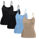 thumbnail image 1 of Set 4 Blusas Mujer Tirantes Unitalla Casual Blusa Crop Top Dama, 1 of 5