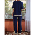 thumbnail image 4 of Pantalón de Punto de Corta Azul Marino L, 4 of 7