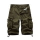 thumbnail image 5 of Qarigey Pantalones cortos de carga Pantalones casuales Traje de hombre Resistencia al desgaste Espesar al aire libre De larga duración Verde treinta y seis 2Conjunto, 5 of 6