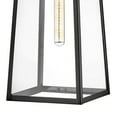 thumbnail image 5 of 82005BK Lark Hugh - 1 Light Large Outdoor Wall Lantern In Transitional Style-25 Inches Tall and 8.5 Inches Wide-Black/Burnished Bronze Finish, 5 of 16