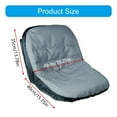 thumbnail image 5 of Heavy Duty Lawn Mower Seat Cover Universal Tractor Seat Cover with Back Pocket, 5 of 18