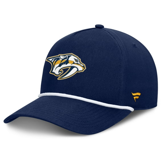 Men's Fanatics Navy Nashville Predators Authentic Pro Rink Roper A-Frame Adjustable Hat