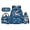 Blue, variant on KUIFORTI Backpack Capybara Lemon with Lunch Box Kid Backpack Set 4Pcs Lightweight Boys School Bag for Elementary Primary Middle School Back to School Supplies Pencil Pouch Water Bottle Sleeve