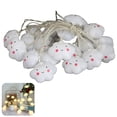 thumbnail image 4 of Luz De Habitación Alimentada Por Batería, Luz De Nube, Luz De Noche, Decoración, Luces De Cadena De Vacaciones Flexibles Para El Hogar,3M/117,9 Pulgadas Yuarrent HA019742-00, 4 of 7