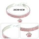 thumbnail image 2 of Collar para mascotas con diamantes de imitación, colgante de diamantes de cristal ajustable, collar para mascotas pequeñas para perros y gatos de boda, 2 of 5