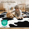 thumbnail image 4 of ODIKA 8'x10' Washable Area Rug Durable, Non-Slip Cowboy Contemporary Abstract Spotted Bold Irregular Bathroom for Living Room, Under Sectional, Family, 4 of 7