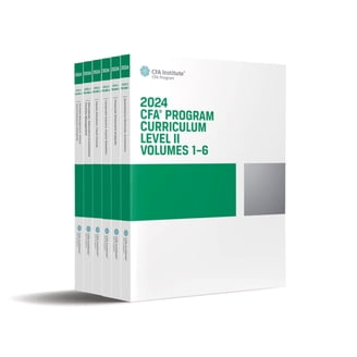 2026 Cfa Program Curriculum Level I Box Set, (Paperback) - Walmart.com