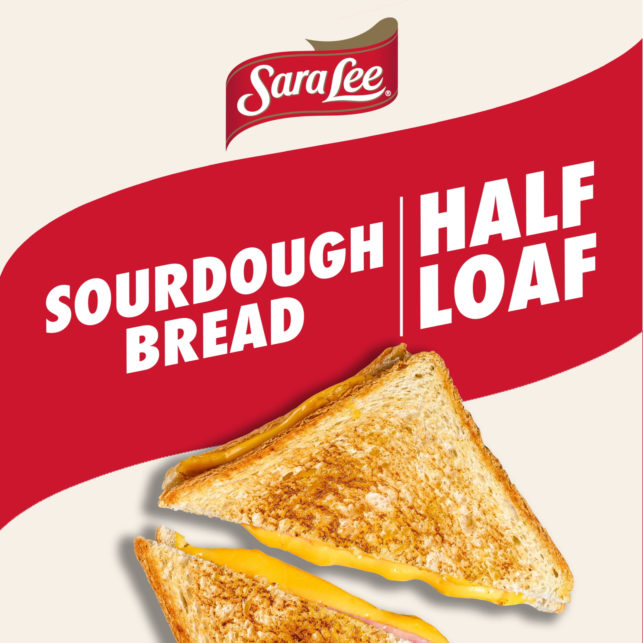 Sara Lee Sourdough Bread, Half Loaf, 12 oz, Sandwich Bread, Bag