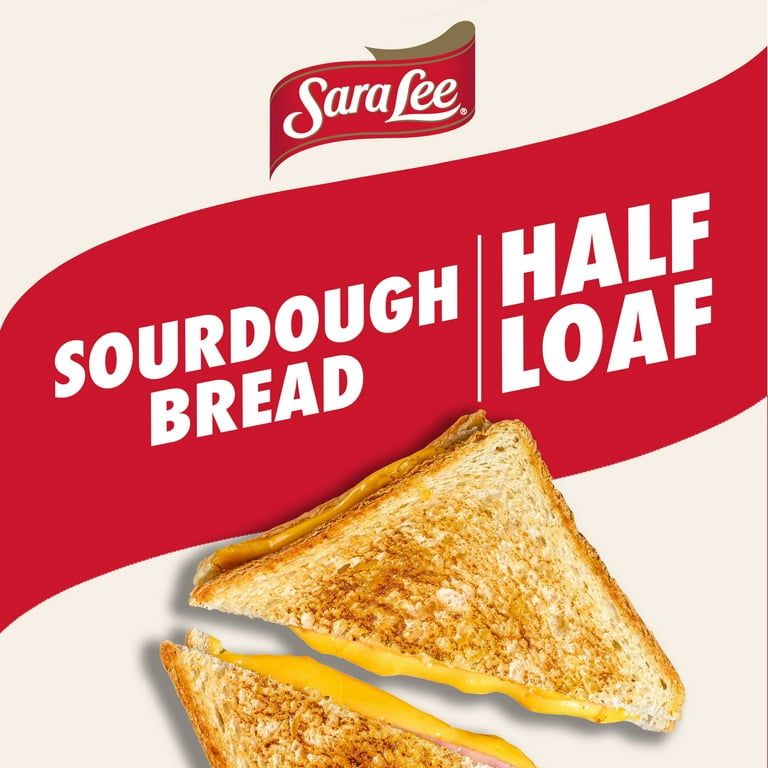 Sara Lee Sourdough Bread, Half Loaf, 12 oz, Sandwich Bread, Bag