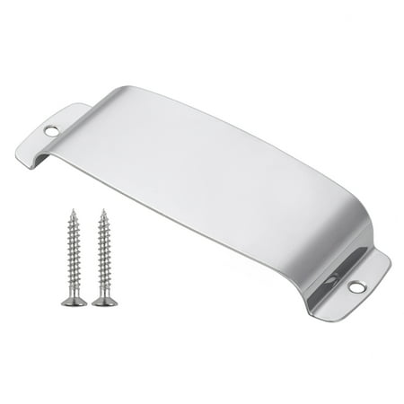 

CACAGOO Bass Pickup Cover Plate Durable Alloy Pickup Cover Protector with 2 Mounting Screws Bass Replacement Part