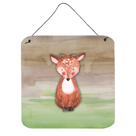 Baby Deer Watercolor Wall or Door Hanging Prints