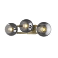 thumbnail image 2 of Acclaim Lighting - Lunette 3-Light Sconce in Mid-century Style - 26 Inches Wide, 2 of 2