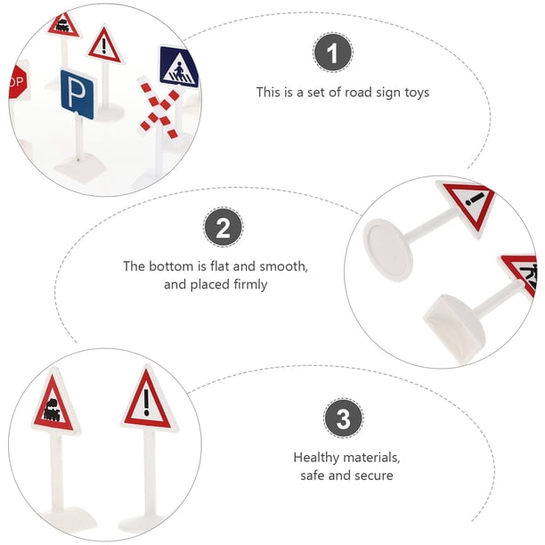 Grand Panneau De Signalisation Routière Pour La Publicité Modèle De