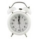 thumbnail image 1 of Reloj Despertador Campana Retro Analógico Estilo Vintage Color Blanco, 1 of 6