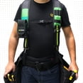 thumbnail image 2 of Heavy Duty Work Suspenders Tool Belt Suspenders with 3 Trigger Hook Support Detachable Phone Holder, 2 of 8