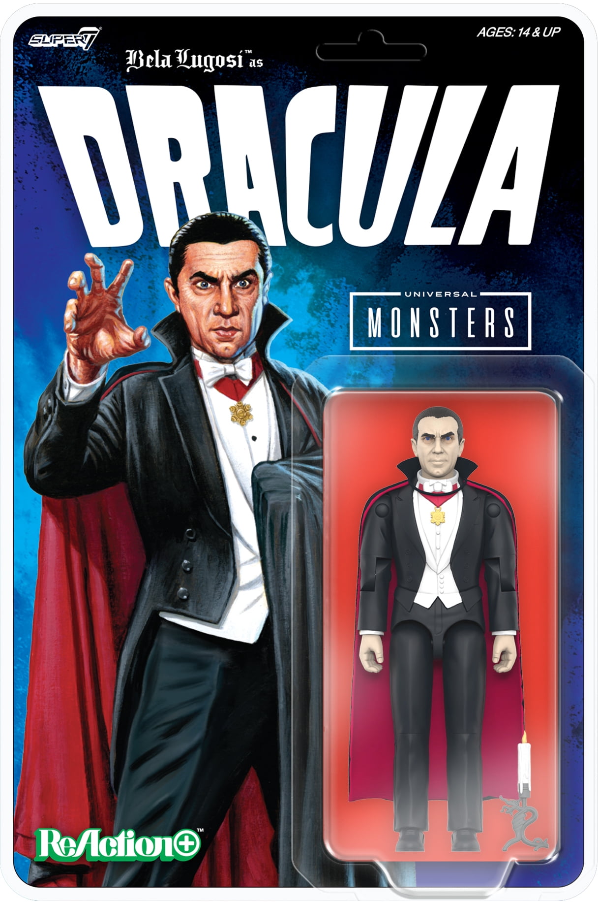 Mego Collectible Teen Dracula Van Helsing Action Figures, Horror