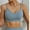 Gray, variant on ZZwxWA Womens Seamless Sports Bra Rib Camisoles Lightweight Thin Yoga Bra Spaghetti Strap Wireless Workout Yoga Underwear