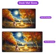 thumbnail image 5 of Hello Fall Sphynx Enjoys Warm Campfire Autumn Night Bright Moon Desk Mat Full Keyboard Mouse Pad Cat Lover Kitten Owner Gifts Idea Large Mousepad - 01008, 5 of 5