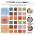 thumbnail image 2 of Miangastore 45pcs Handmade Labels PU Leather Labels Crochet Labels Clothing Labels with Holes, 2 of 8
