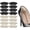 Pale Apricot+black, variant on 8 Pairs Heel Grips Liner Cushions Inserts for Loose Shoes, Anti-Slip Heel Pads for Men Women, Prevents Heel Slip Blisters & Relieves Foot Pain