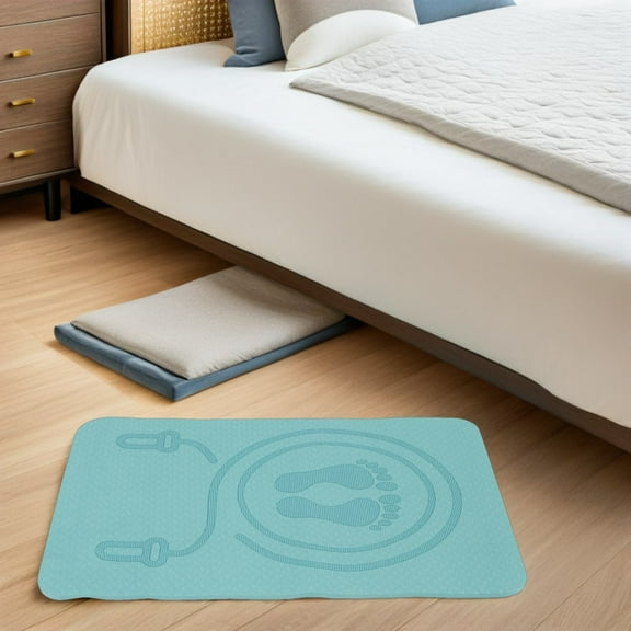 LOLIPPYY Shock Absorbing Exercise Skipping Mat for Home and Gym Use, 1 Piece Fitness Jump Rope Mat
