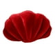 thumbnail image 1 of Almohadas decorativas de concha, almohada de felpa suave, adorno multifuncional, encantadora manta Rojo, 1 of 9