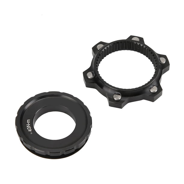 1 adaptador de bloqueo central para buje de bicicleta de montaña, rotor de freno de disco de 6 pernos para accesorio de bicicleta