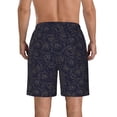 thumbnail image 3 of Yiaed Copper-Gold Gloss Outline Rose1 Print Men's Swim Trunks with Lining Quick Dry Sports Shorts Beach Shorts Boardshorts-XX-Large, 3 of 5