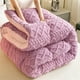 thumbnail image 5 of Manta de piel de cordero suave de doble capa para adultos, cómoda para usar en sofá o cama, lavable, ligera y cálida, ideal para todas las estaciones., 5 of 6