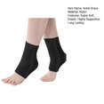 thumbnail image 7 of Iaukyu 1 Pair Ankle Brace Soft High Elasticity Injury Prevention Highly Supportive Compression Ankle Sleeve Ankle Support Stabilizer, 7 of 7
