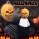 thumbnail image 4 of Fiudx Ofertas de la semana Tamaño medio asustadizo del traje de Cosplay del terror de la máscara de Halloween para los adultos, 4 of 7