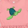 thumbnail image 4 of Inktastic Sea Turtle with Swirls Girls Toddler Dress, 4 of 5