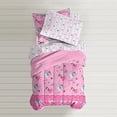 thumbnail image 4 of Dream Factory Magical Princess Ultra Soft Microfiber Girls Comforter Set, Pink, Twin, 4 of 5
