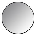 thumbnail image 1 of homeroots bed & bath 380884 Miroir Mural Rond Noir Minimaliste, 1 of 1